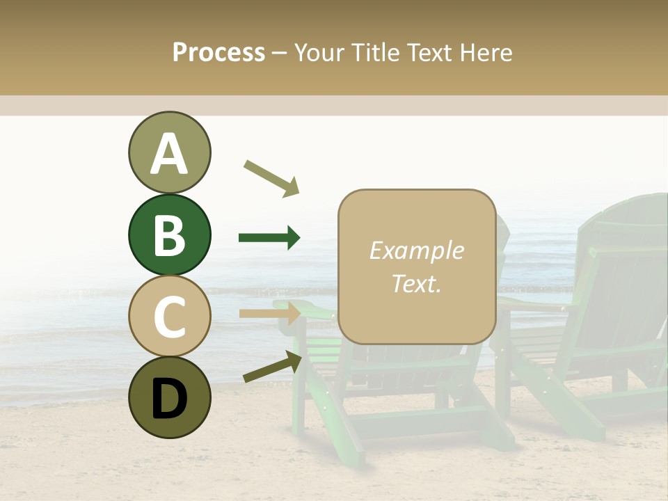 Strategy Retirement Savings Ocean View PowerPoint Template