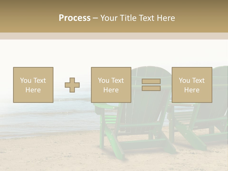Strategy Retirement Savings Ocean View PowerPoint Template