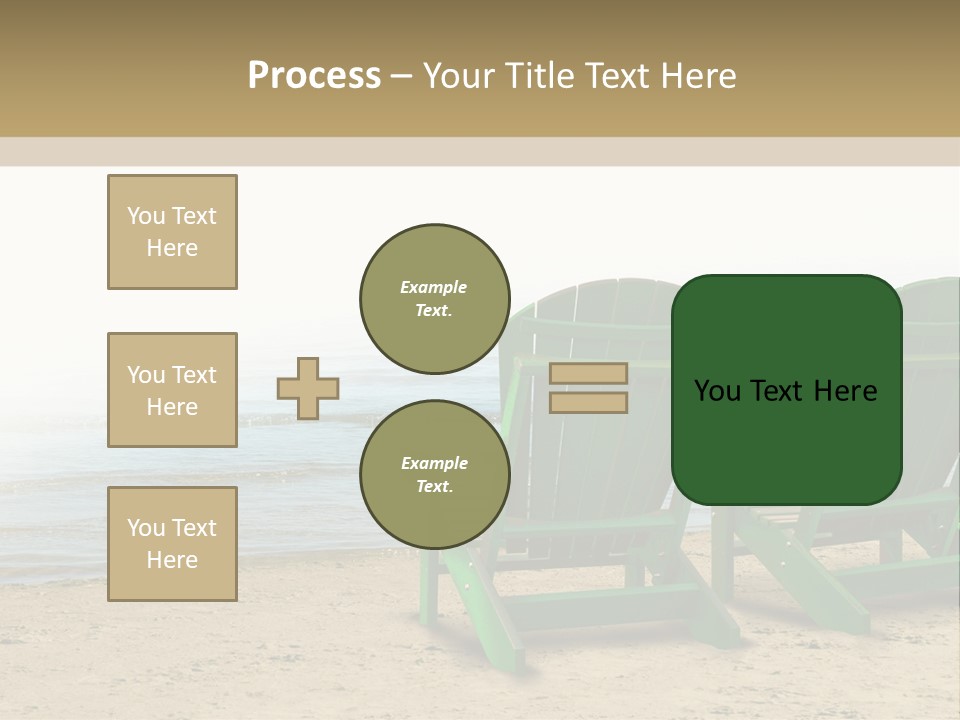 Strategy Retirement Savings Ocean View PowerPoint Template