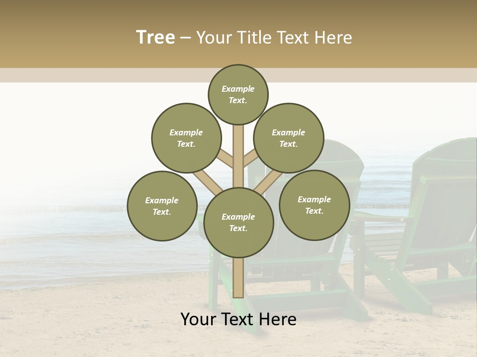 Strategy Retirement Savings Ocean View PowerPoint Template