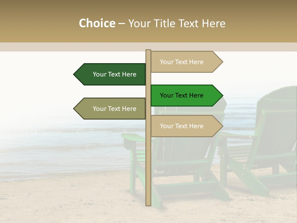 Strategy Retirement Savings Ocean View PowerPoint Template