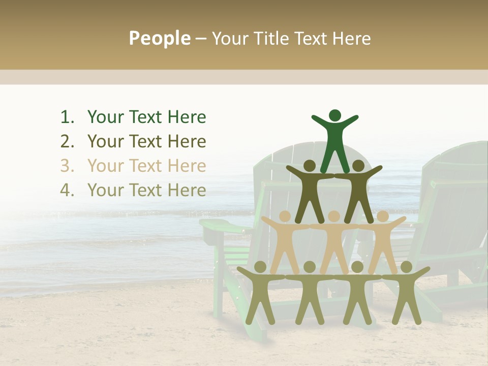 Strategy Retirement Savings Ocean View PowerPoint Template