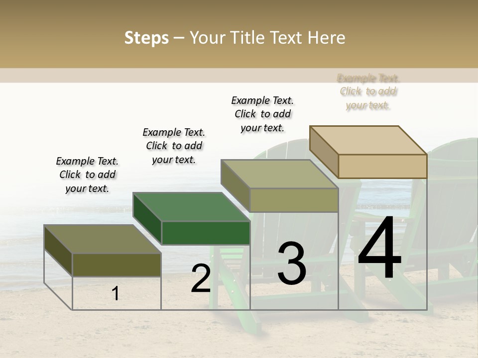 Strategy Retirement Savings Ocean View PowerPoint Template