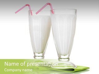 Nutritious Dessert Yogurt PowerPoint Template