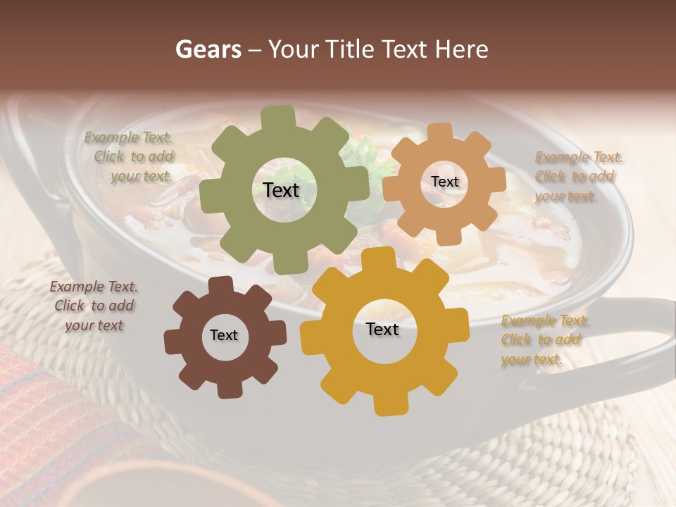 Yellow Spice Bread PowerPoint Template