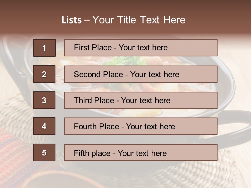 Yellow Spice Bread PowerPoint Template