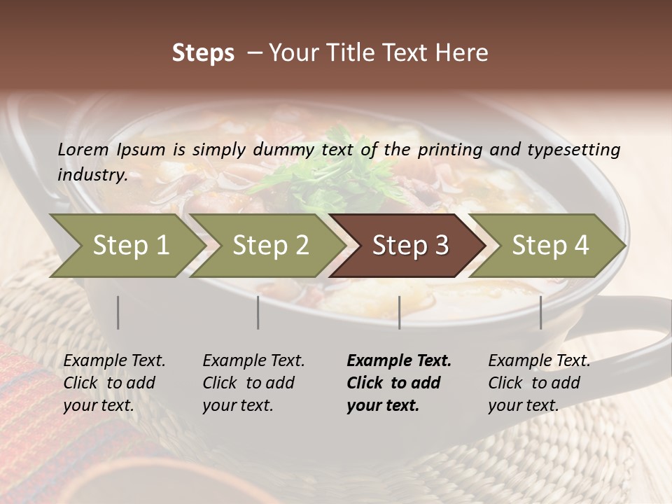 Yellow Spice Bread PowerPoint Template