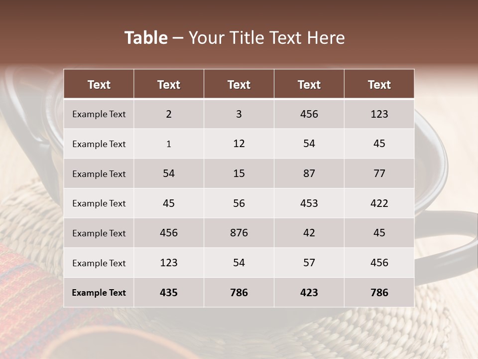 Yellow Spice Bread PowerPoint Template