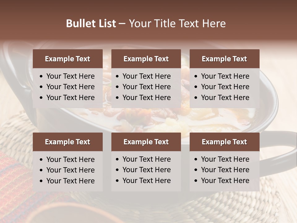 Yellow Spice Bread PowerPoint Template