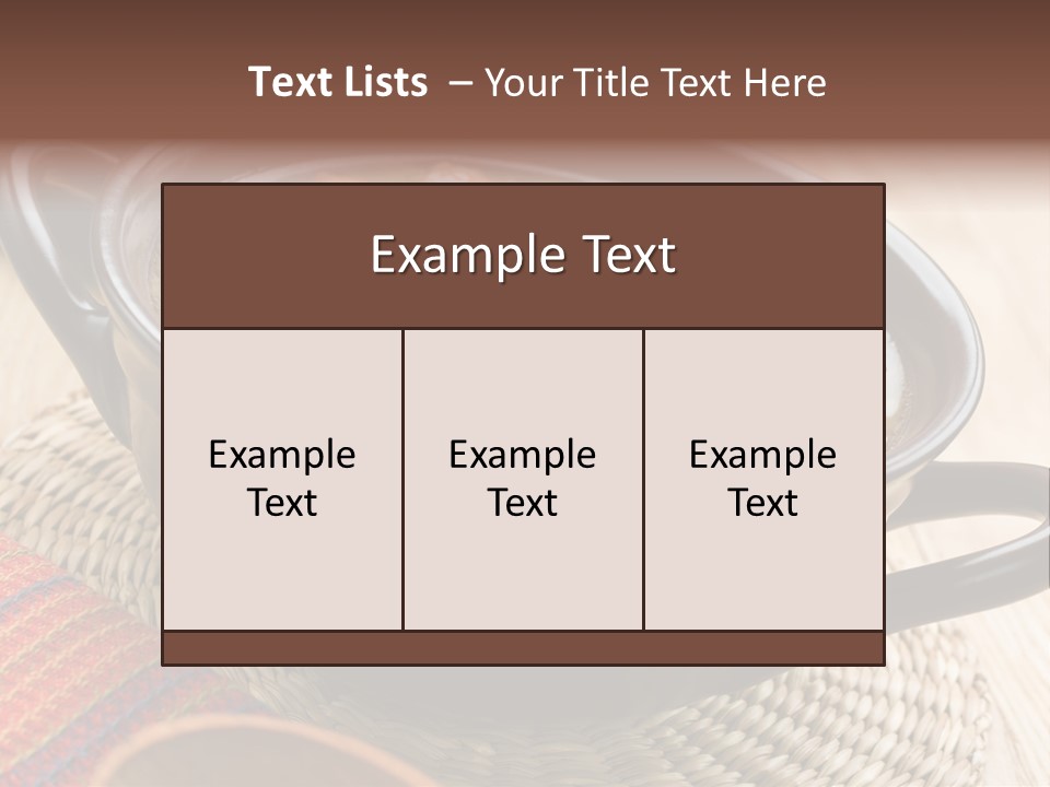 Yellow Spice Bread PowerPoint Template
