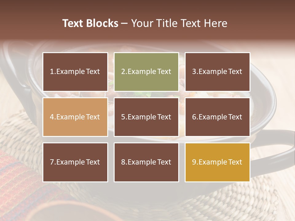 Yellow Spice Bread PowerPoint Template