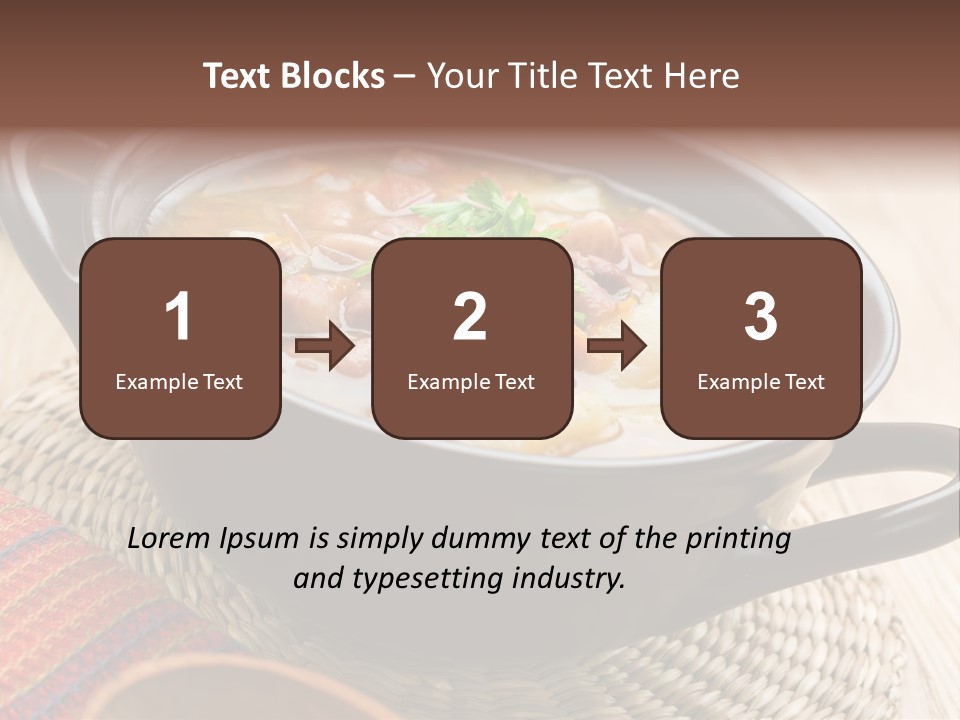Yellow Spice Bread PowerPoint Template