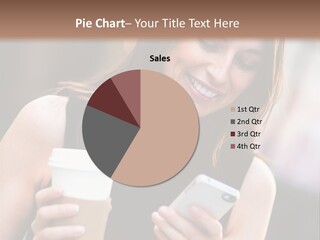 Texting Beautiful City PowerPoint Template