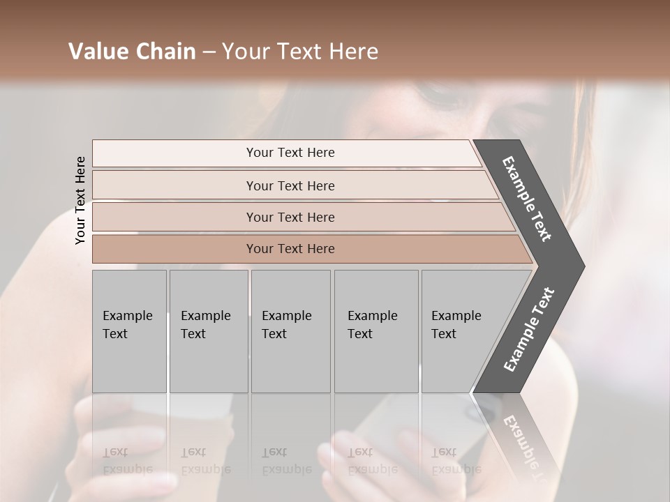 Texting Beautiful City PowerPoint Template