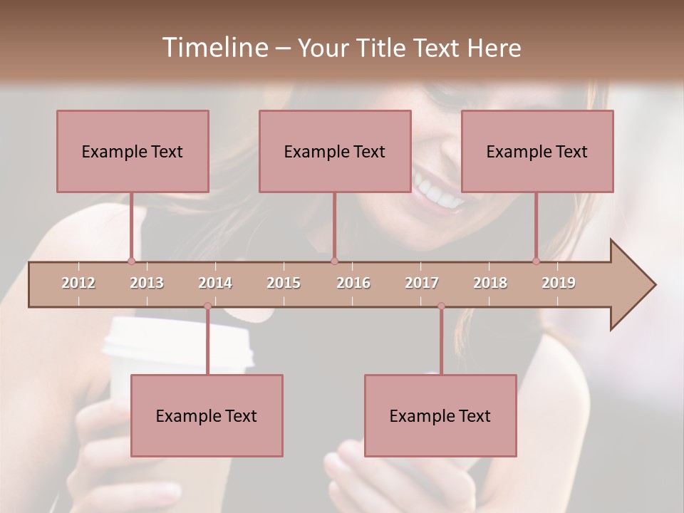 Texting Beautiful City PowerPoint Template