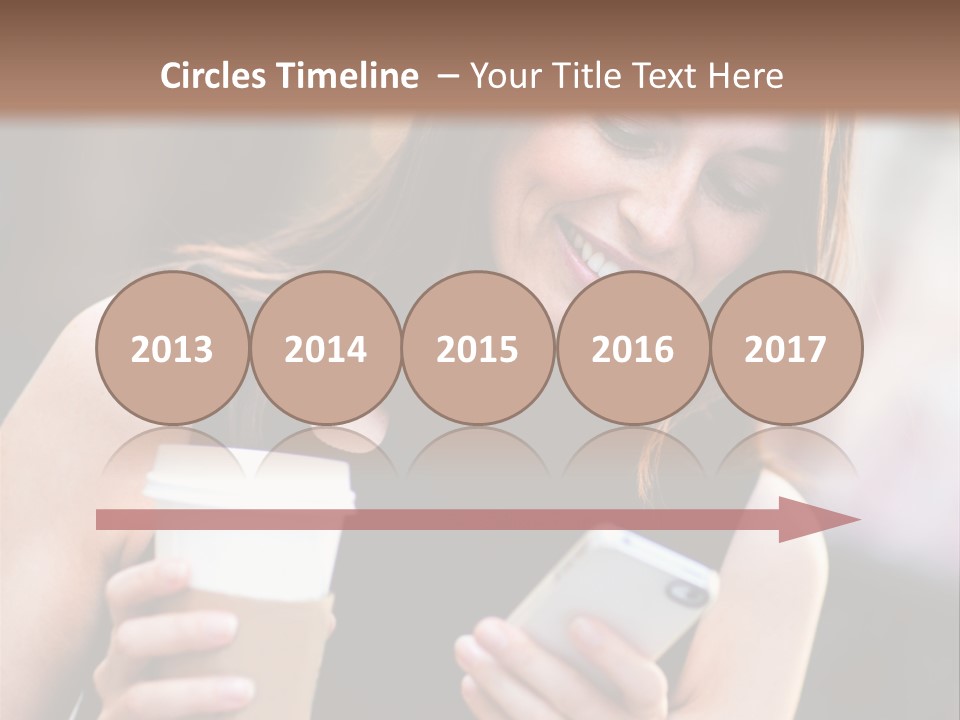 Texting Beautiful City PowerPoint Template