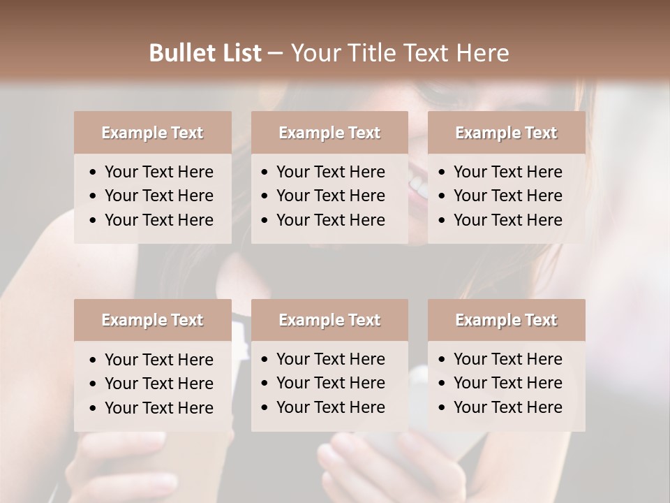 Texting Beautiful City PowerPoint Template