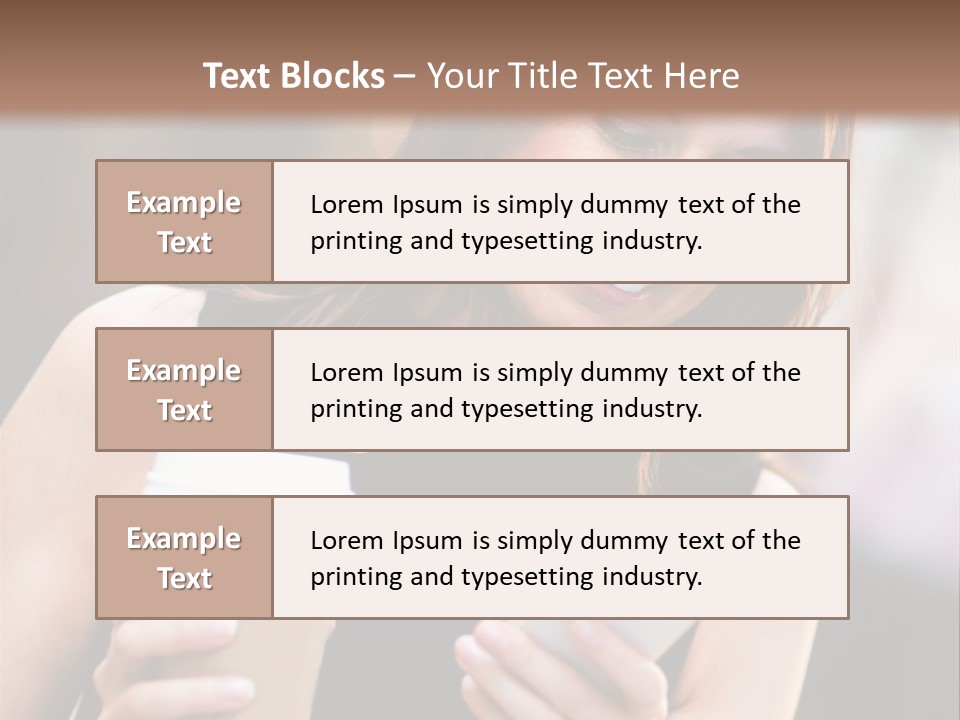 Texting Beautiful City PowerPoint Template