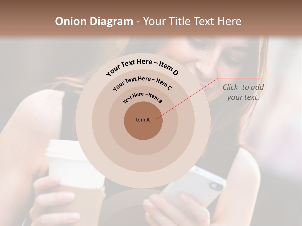 Texting Beautiful City PowerPoint Template