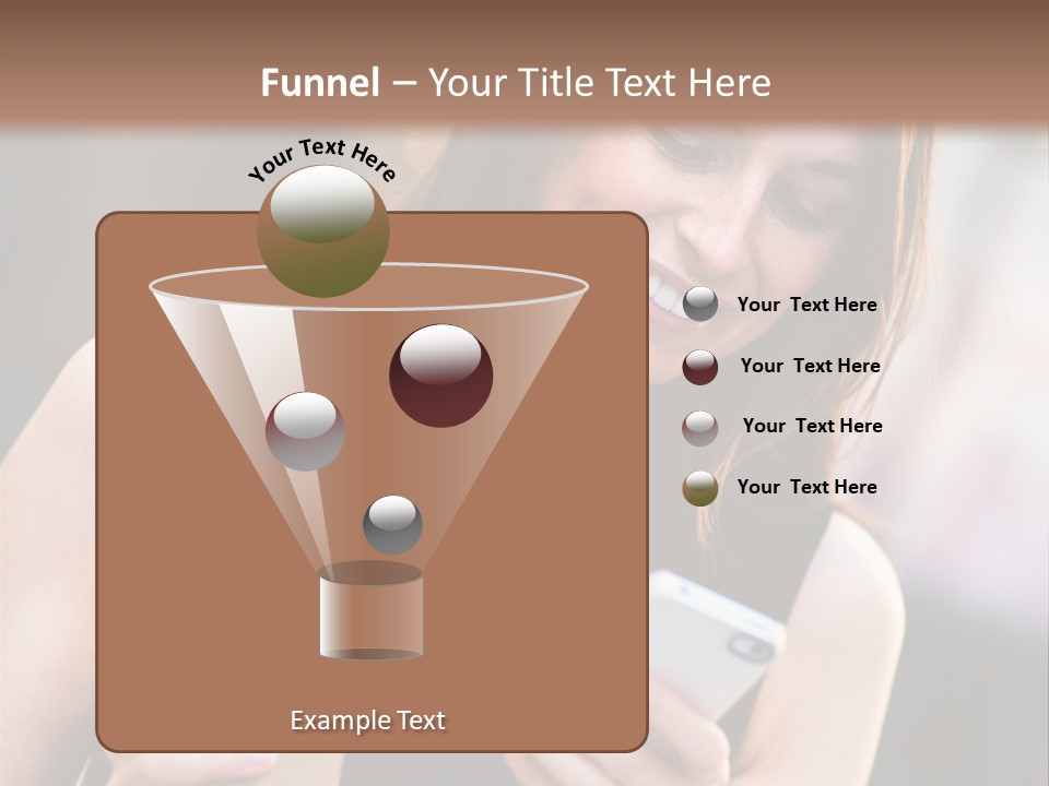 Texting Beautiful City PowerPoint Template