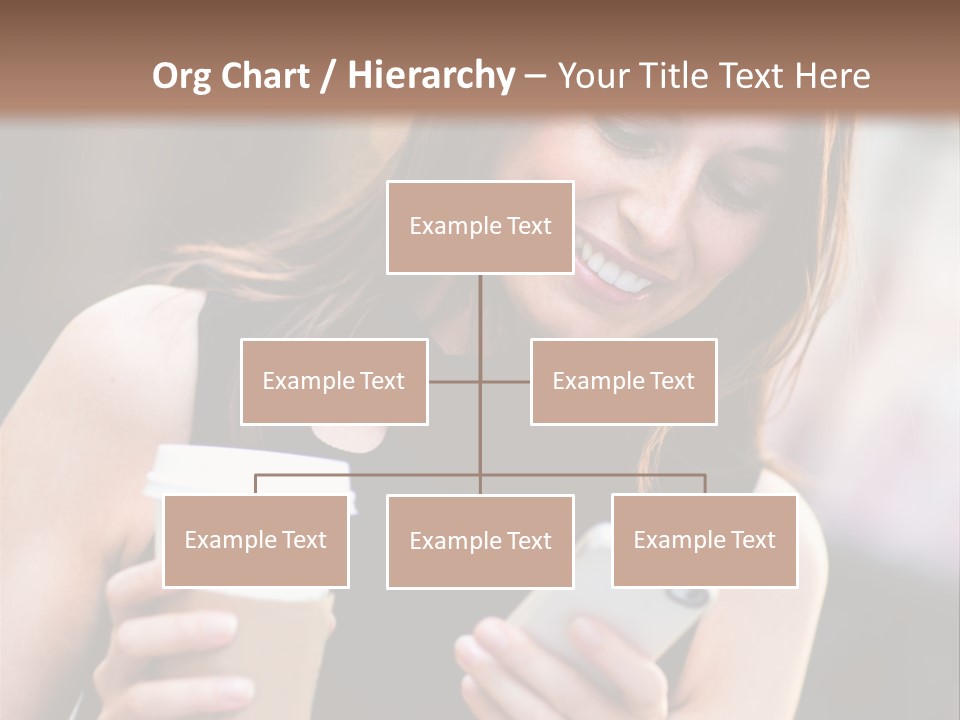 Texting Beautiful City PowerPoint Template