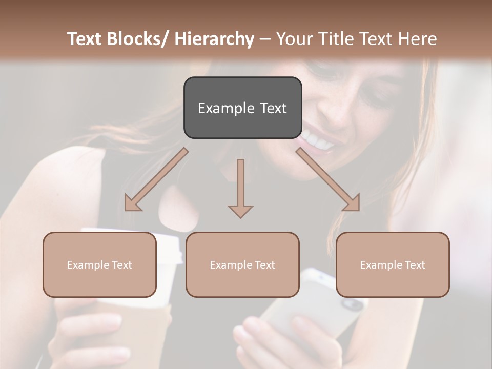 Texting Beautiful City PowerPoint Template