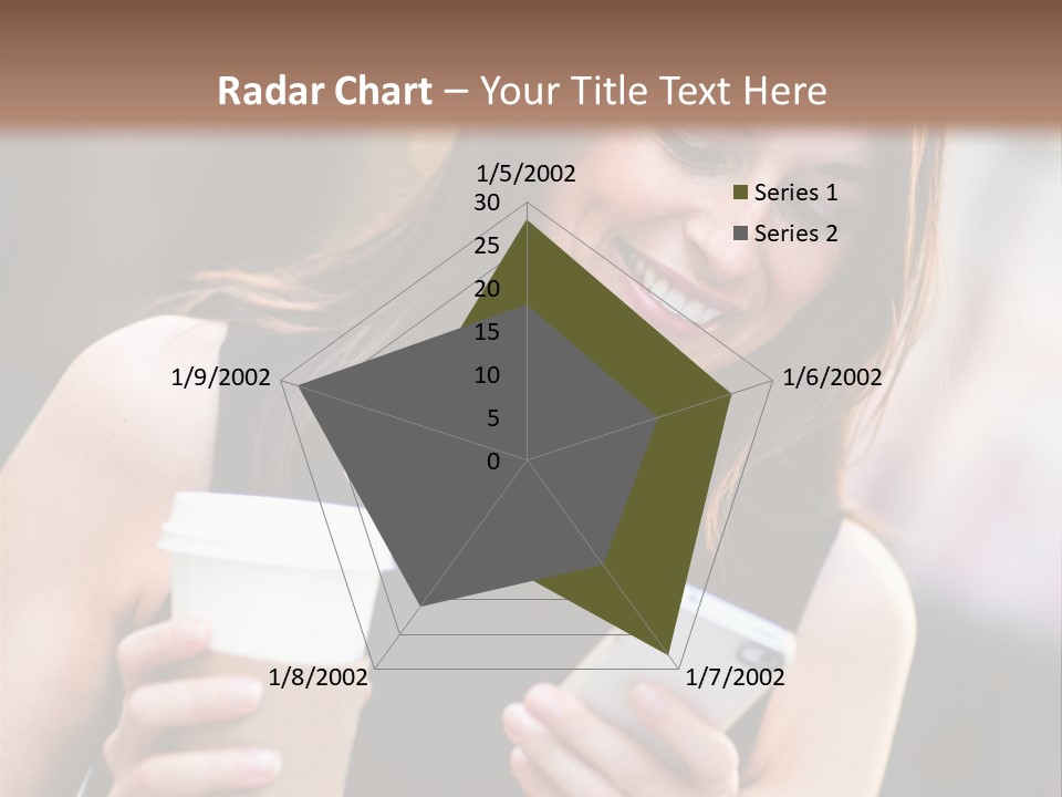 Texting Beautiful City PowerPoint Template