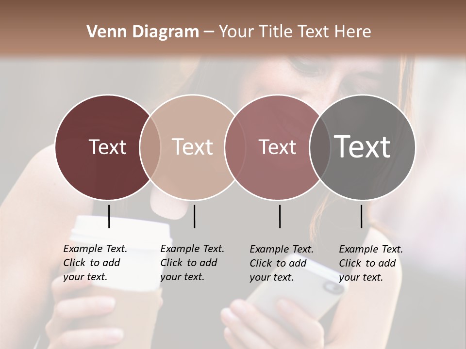 Texting Beautiful City PowerPoint Template