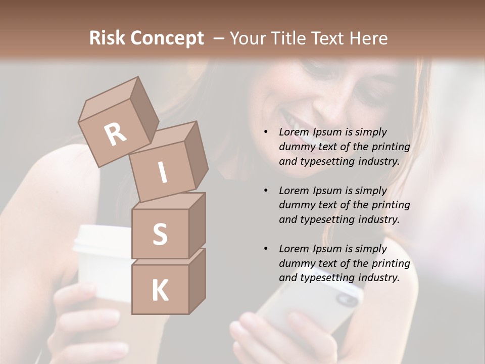 Texting Beautiful City PowerPoint Template