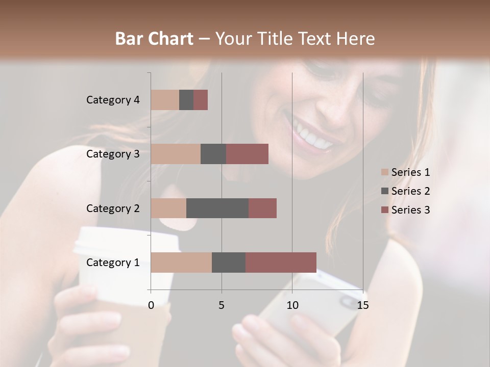 Texting Beautiful City PowerPoint Template