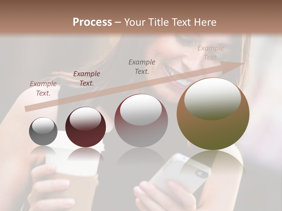 Texting Beautiful City PowerPoint Template
