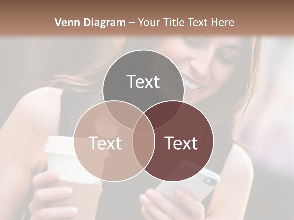 Texting Beautiful City PowerPoint Template