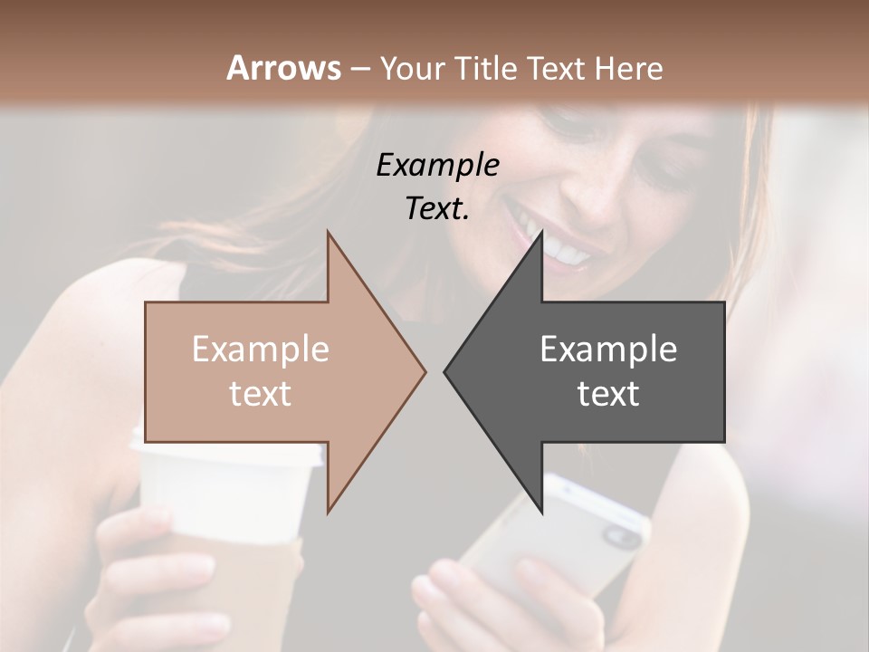 Texting Beautiful City PowerPoint Template