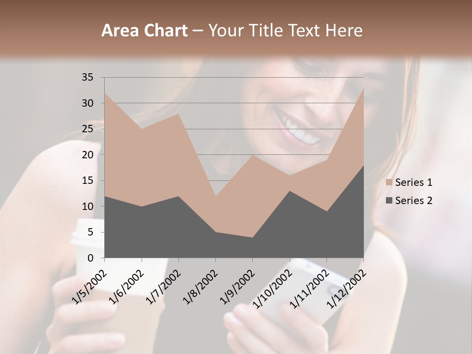 Texting Beautiful City PowerPoint Template