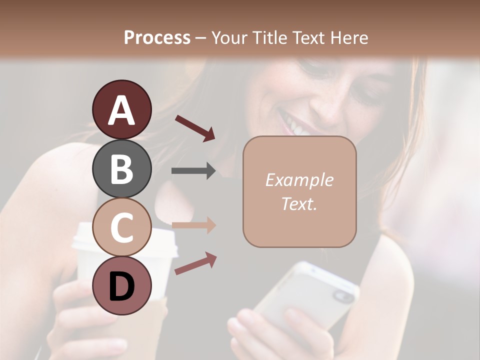 Texting Beautiful City PowerPoint Template