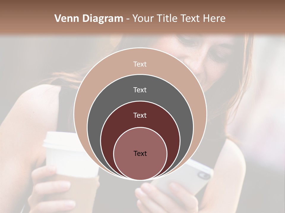 Texting Beautiful City PowerPoint Template