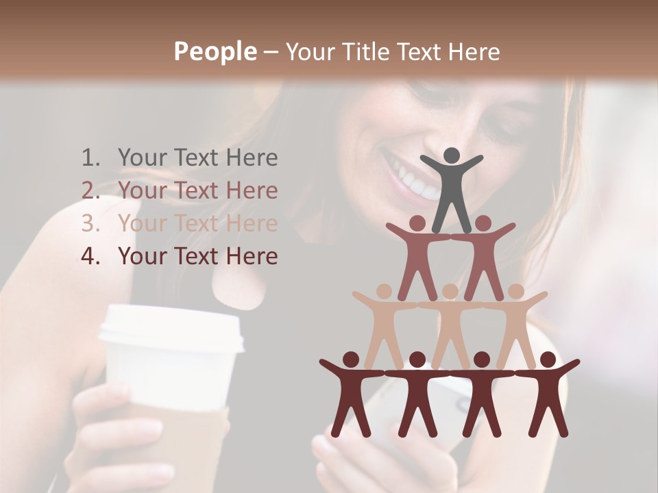 Texting Beautiful City PowerPoint Template