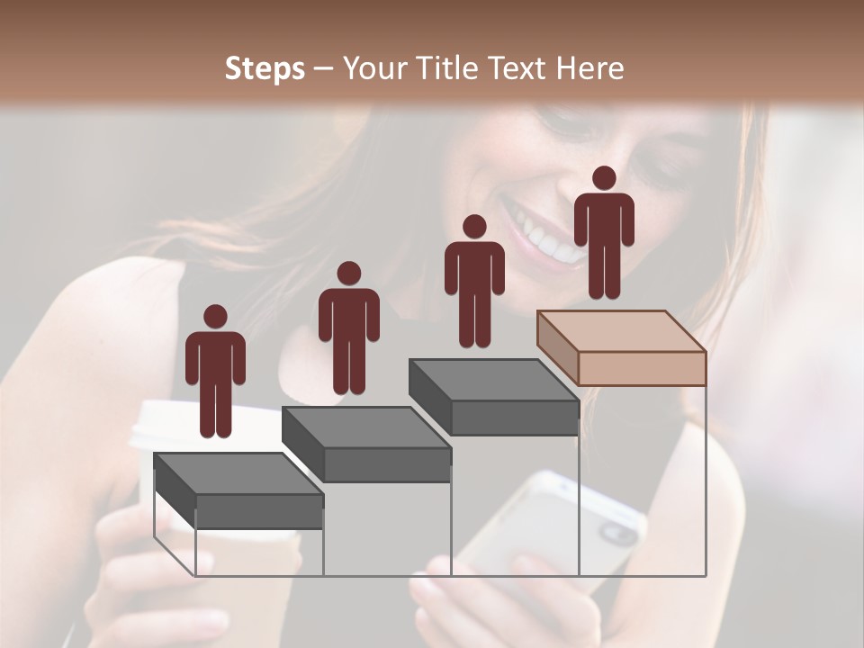 Texting Beautiful City PowerPoint Template
