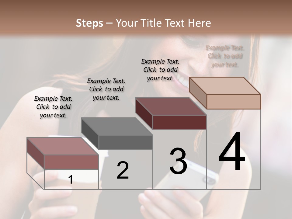 Texting Beautiful City PowerPoint Template