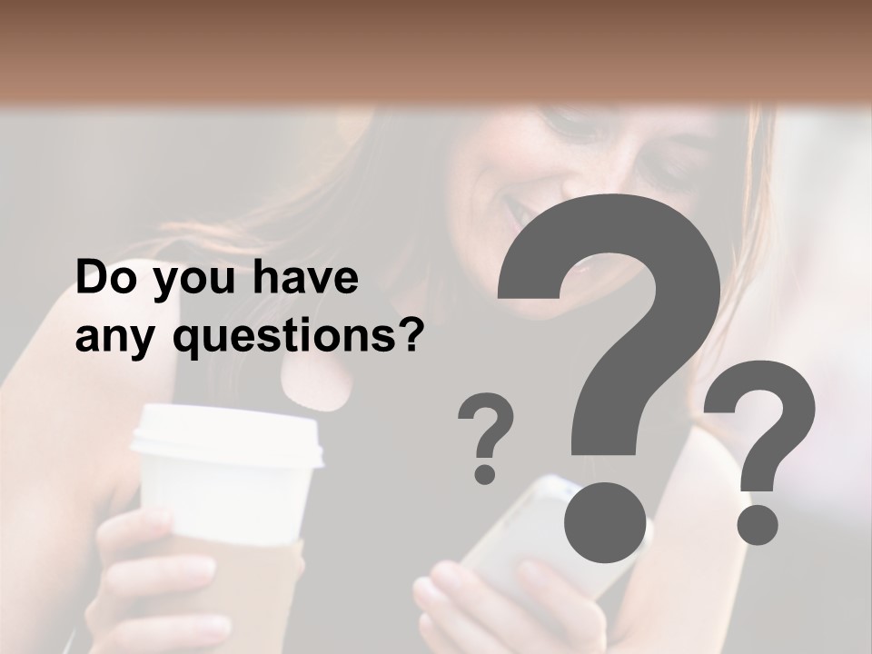 Texting Beautiful City PowerPoint Template