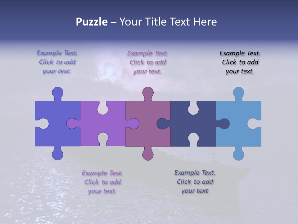 Metal Armor Border PowerPoint Template