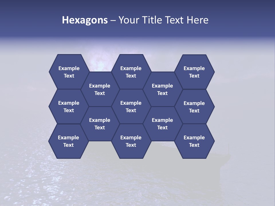 Metal Armor Border PowerPoint Template