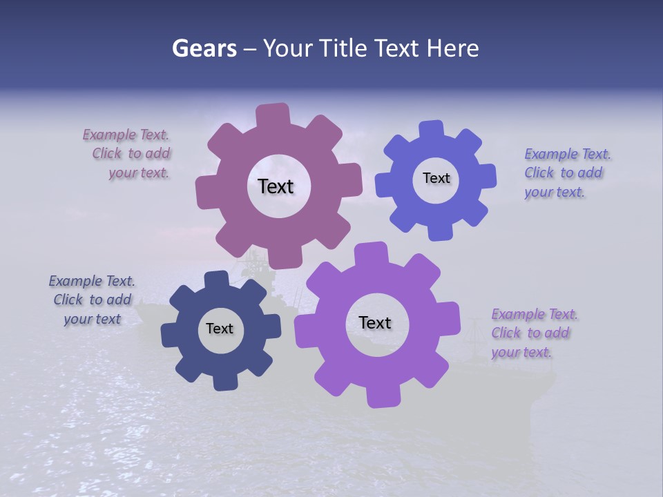 Metal Armor Border PowerPoint Template