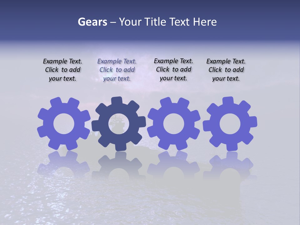 Metal Armor Border PowerPoint Template