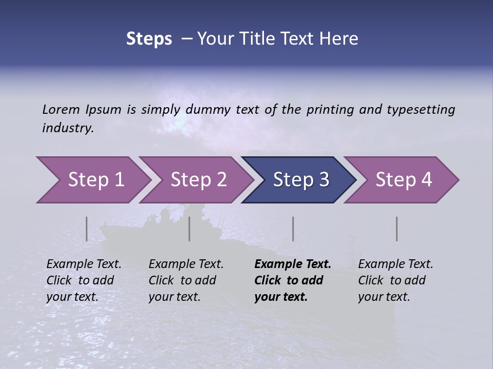 Metal Armor Border PowerPoint Template