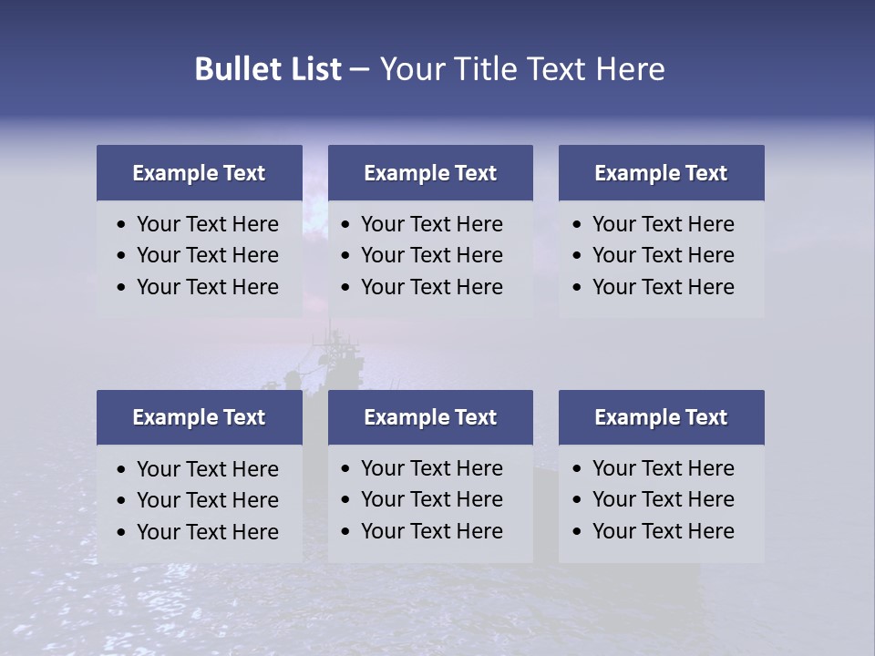 Metal Armor Border PowerPoint Template