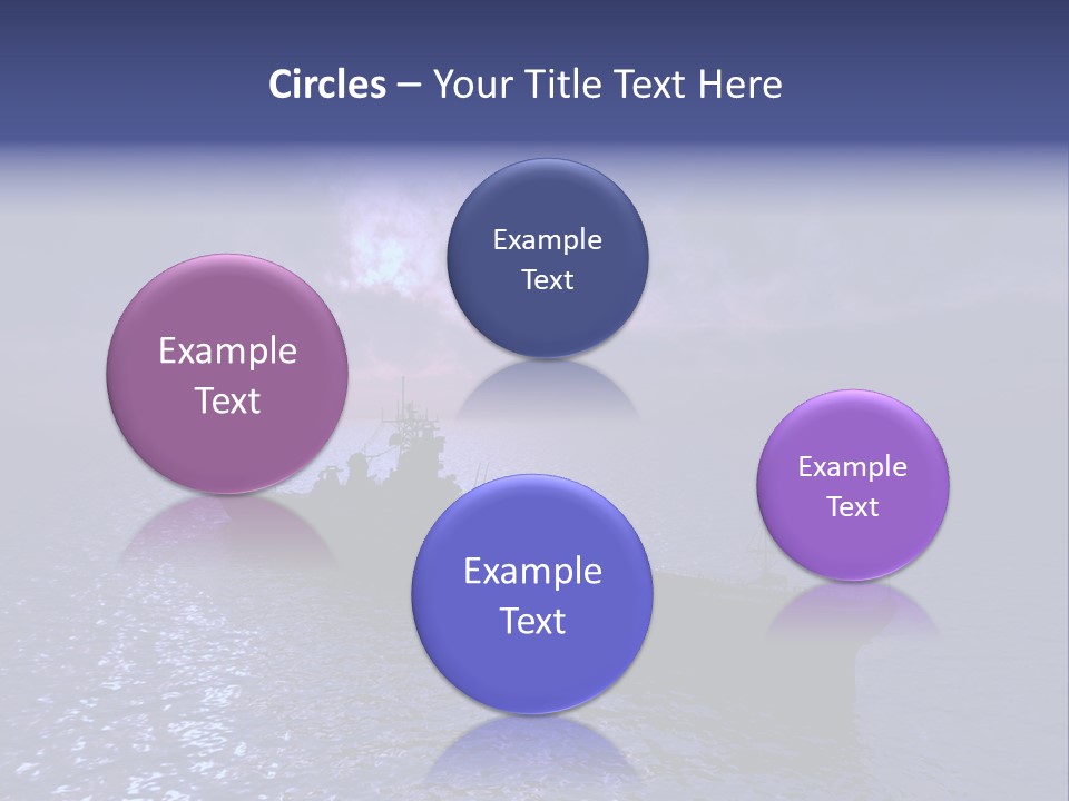 Metal Armor Border PowerPoint Template