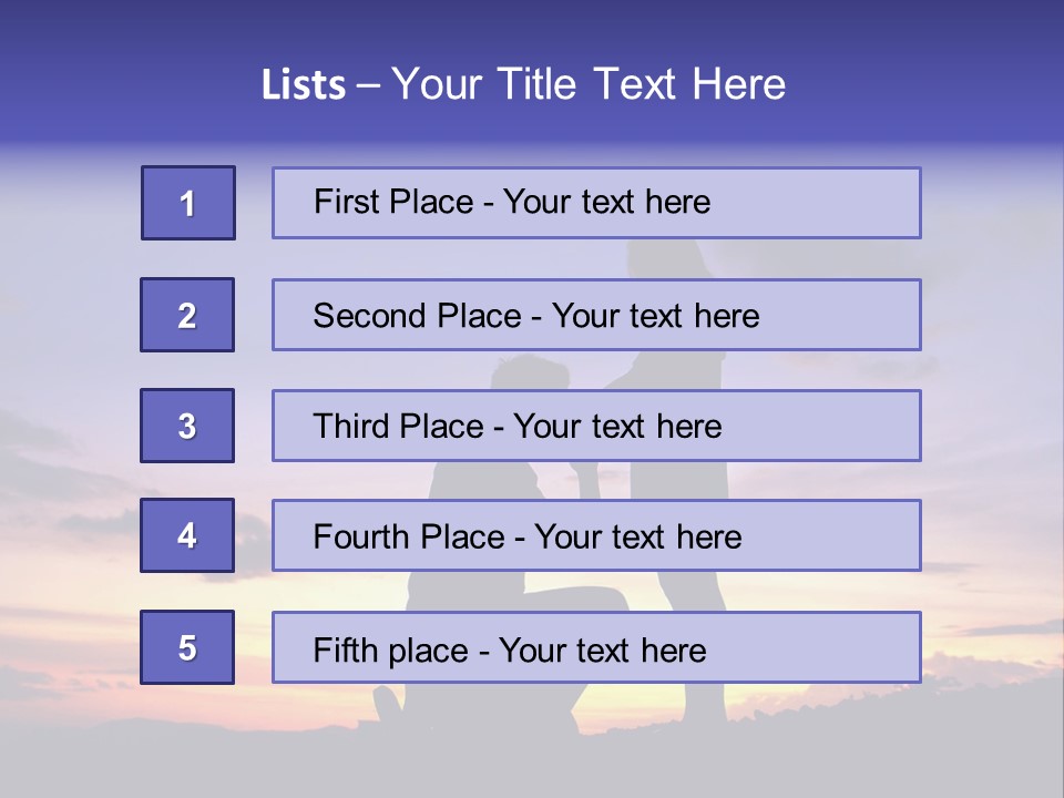 Feeling Together Romance PowerPoint Template