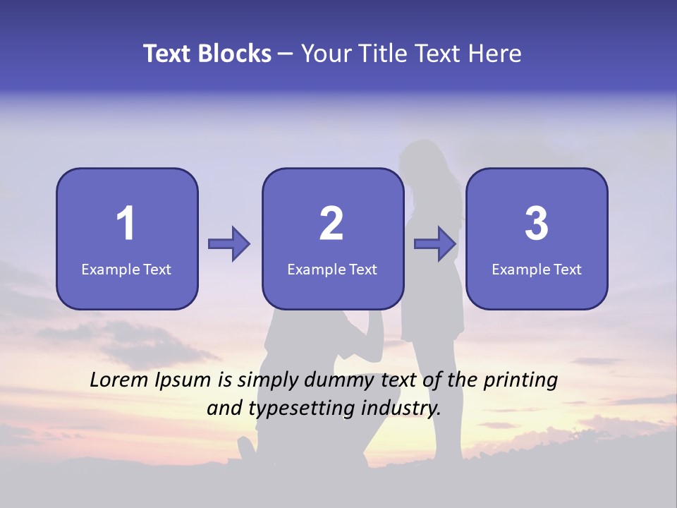 Feeling Together Romance PowerPoint Template
