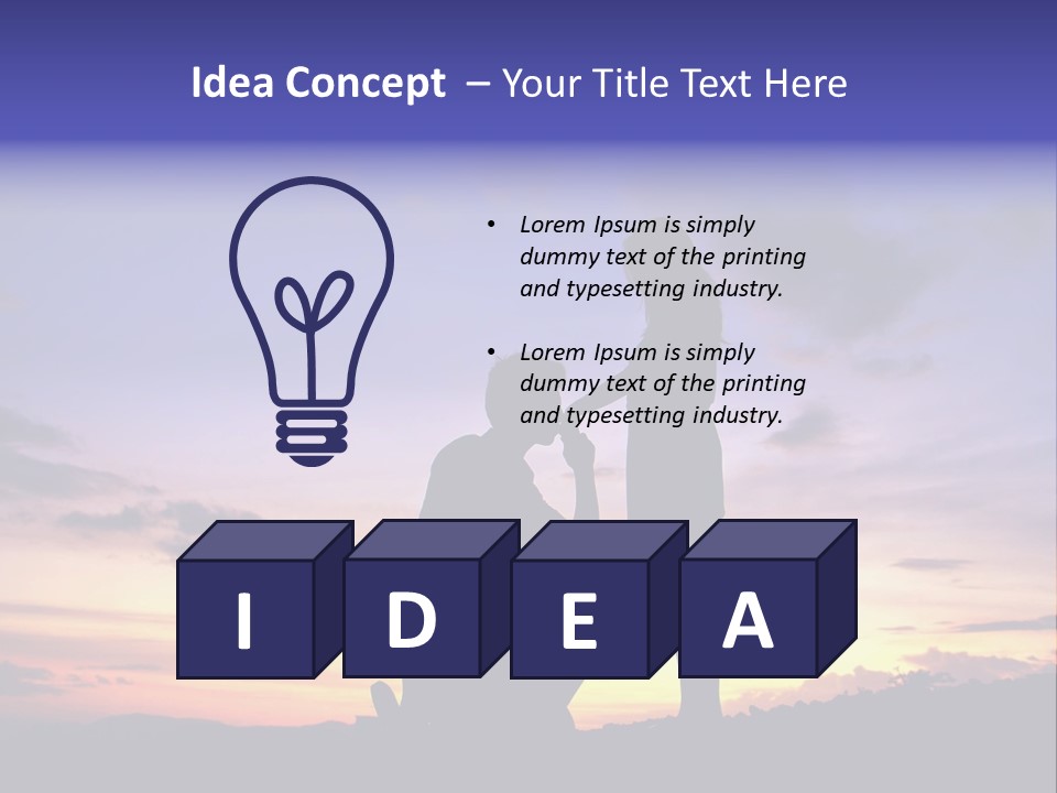 Feeling Together Romance PowerPoint Template